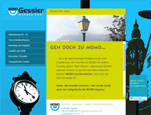 Tablet Screenshot of momo-agentur.de